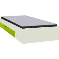 Höffner Bett  Maddox ¦ weiß ¦ Maße (cm): B: 127 H: 43