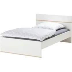 Mia & Mo Jugendbett  Clea ¦ weiß ¦ Maße (cm): B: 130 H: 86