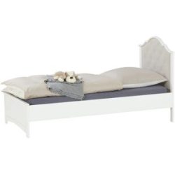 Höffner Bett  Eloise ¦ weiß ¦ Maße (cm): B: 95 H: 110