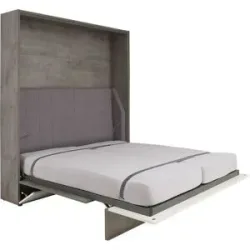 Höffner Schrankklappbett  Loop ¦ holzfarben ¦ Maße (cm): B: 196 H: 225 T: 230.0