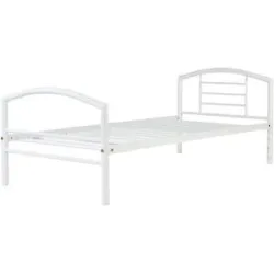 Höffner Metallbett  Karina ¦ weiß ¦ Maße (cm): B: 97 H: 79