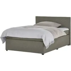 Höffner Boxspringbett  Countess ¦ grau ¦ Maße (cm): B: 147 H: 104