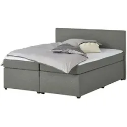 Höffner Boxspringbett  Countess ¦ grau ¦ Maße (cm): B: 167 H: 104
