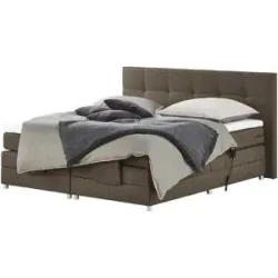 uno Motor-Boxspringbett  Manolo ¦ braun ¦ Maße (cm): B: 202 H: 112