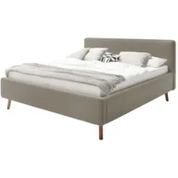 Höffner Polsterbett  Mattis ¦ braun ¦ Maße (cm): B: 181 H: 105