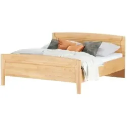 Woodford Komfort-Doppelbett teimassiv Morgana ¦ holzfarben ¦ Maße (cm): B: 212