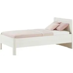 Höffner Komfortbett  Vivia ¦ weiß ¦ Maße (cm): B: 129 H: 94