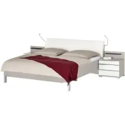 Höffner Bettanlage  Beda ¦ beige ¦ Maße (cm): B: 309 H: 97