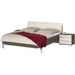 Höffner Bettanlage  Beda ¦ braun ¦ Maße (cm): B: 309 H: 97