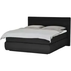 Wohnwert Boxspringbett  Dormian Bolge High ¦ schwarz ¦ Maße (cm): B: 200 H: 122