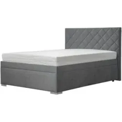 Höffner Polsterbett  Kelso ¦ grau ¦ Maße (cm): B: 131 H: 117