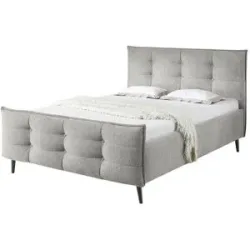 meinBett Polsterbettgestell  Mariano B ¦ grau ¦ Maße (cm): B: 189 H: 108