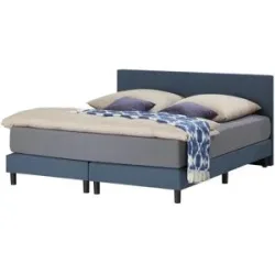 Höffner Boxspringbett  Cisano ¦ blau ¦ Maße (cm): B: 140 H: 91