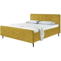 meinBett Polsterbettgestell  Mariano A ¦ gelb ¦ Maße (cm): B: 169 H: 108