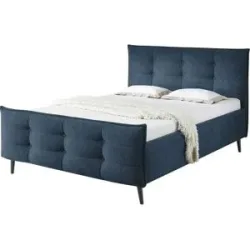 meinBett Polsterbettgestell  Mariano B ¦ blau ¦ Maße (cm): B: 149 H: 108
