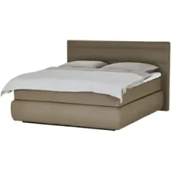 Wohnwert Boxspringbett  Dormian Bolge High ¦ beige ¦ Maße (cm): B: 180 H: 122