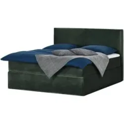 Boxspringbett 160 x 200 cm  Boxi Classic ¦ grün ¦ Maße (cm): B: 160 H: 125