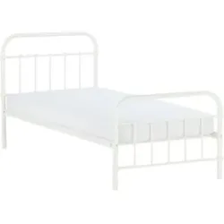Höffner Metallbett  Susanna ¦ weiß ¦ Maße (cm): B: 97 H: 102