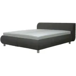 Höffner Polsterbett  Bristol ¦ grau ¦ Maße (cm): B: 179 H: 86