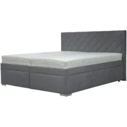 Höffner Polsterbett  Kelso ¦ grau ¦ Maße (cm): B: 172 H: 117