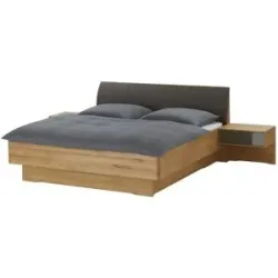 Wohnwert Bettanlage  Alessandria ¦ holzfarben ¦ Maße (cm): B: 309 H: 120