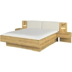 Wohnwert Bettanlage  Mercura ¦ holzfarben ¦ Maße (cm): B: 307 H: 97