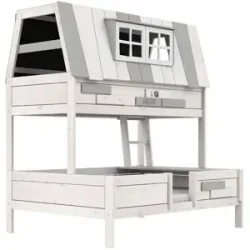Lifetime Abenteurbett 140cm  My Hangout ¦ weiß ¦ Maße (cm): B: 215 H: 227 T: