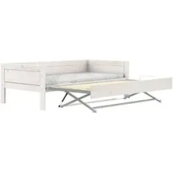 Lifetime Einzelbett mit Gästebett  Basis ¦ weiß ¦ Maße (cm): B: 207 H: 64 T:
