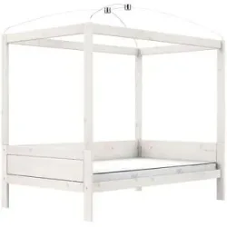 Lifetime Himmelbett 120cm  Basis ¦ weiß ¦ Maße (cm): B: 207 H: 210 T: 132.0