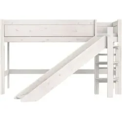 Lifetime Hochbett mit Rutsche  Basis ¦ weiß ¦ Maße (cm): B: 207 H: 128 T: 192.0