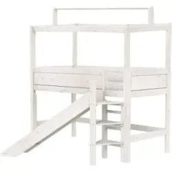 Lifetime Hausbett mit Rutsche  Basis ¦ weiß ¦ Maße (cm): B: 207 H: 225 T: 192.0