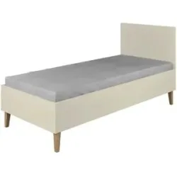 Höffner Bett  Kubi ¦ beige ¦ Maße (cm): B: 84 H: 92
