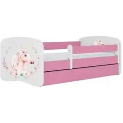 Höffner Bett  Pferd ¦ rosa/pink ¦ Maße (cm): B: 80 H: 61