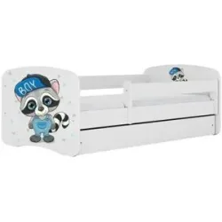 Höffner Bett  Waschbär ¦ weiß ¦ Maße (cm): B: 80 H: 61