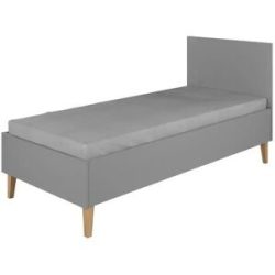 Höffner Bett  Kubi ¦ grau ¦ Maße (cm): B: 84 H: 92