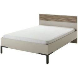 Höffner Bett  Bjarne ¦ beige ¦ Maße (cm): B: 125,8 H: 93,5