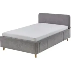 Höffner Polsterbett  Cosy ¦ grau ¦ Maße (cm): B: 132 H: 90