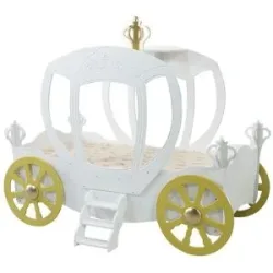 Höffner Kinderbett  Prinzessinnen-Kutsche ¦ weiß ¦ Maße (cm): B: 120 H: 173,8 T: 205.0