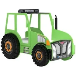 Höffner Autobett  Traktor ¦ grün ¦ Maße (cm): B: 111 H: 155,8 T: 204.0