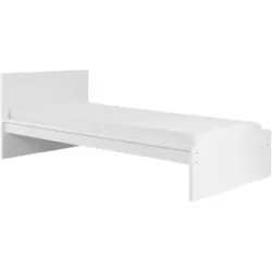 smart Einzelbett  BEN ¦ weiß ¦ Maße (cm): B: 105 H: 65
