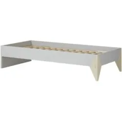 Höffner Jugendbett  ZE+ ¦ grau ¦ Maße (cm): B: 97 H: 43