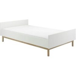 pinio Bett  Miloo ¦ weiß ¦ Maße (cm): B: 126 H: 62,7