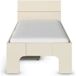 Höffner Stauraumbett in beige Frieda ¦ creme ¦ Maße (cm): B: 95 H: 210