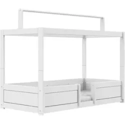Lifetime Bett mit Konstruktion für Stoffdach  4-in-1 ¦ weiß ¦ Maße (cm): B: 207