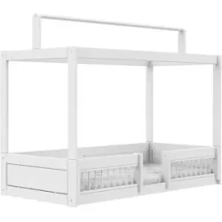 Lifetime Einzelbett  Montessori ¦ weiß ¦ Maße (cm): B: 102 H: 175
