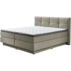 uno Boxspringbett  Chicago ¦ creme ¦ Maße (cm): B: 168 H: 112