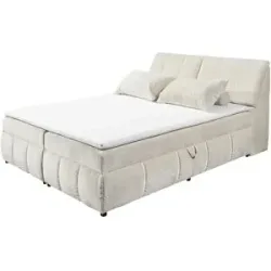 Höffner Boxbett  Vauxhall ¦ creme ¦ Maße (cm): B: 183 H: 105 T: 235.0