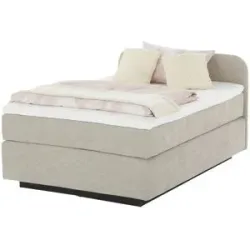 Wohnwert Boxspringbett  Jarna ¦ creme ¦ Maße (cm): B: 140 H: 100