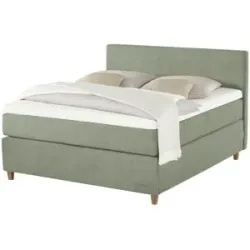 Jette Home Boxspringbett  Jette Flex ¦ grün ¦ Maße (cm): B: 185 H: 120,5