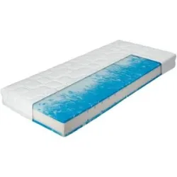 Höffner Gel-/Komfortschaum-Matratze  Duo Gel Comfort ¦ weiß ¦ Maße (cm): B: 140 H: 20